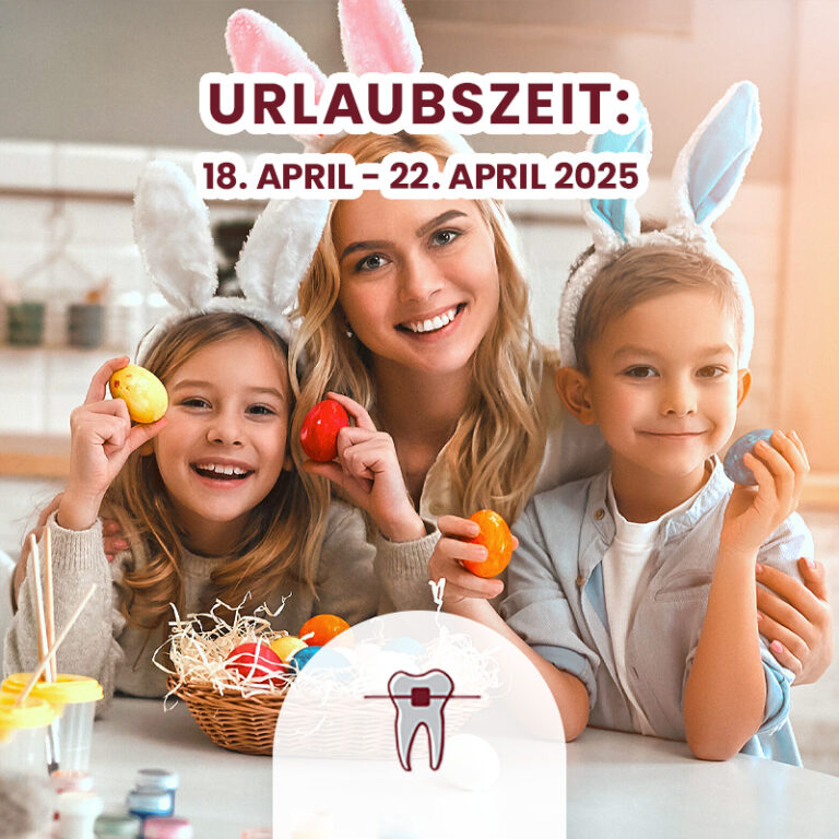 Familie feiert Ostern